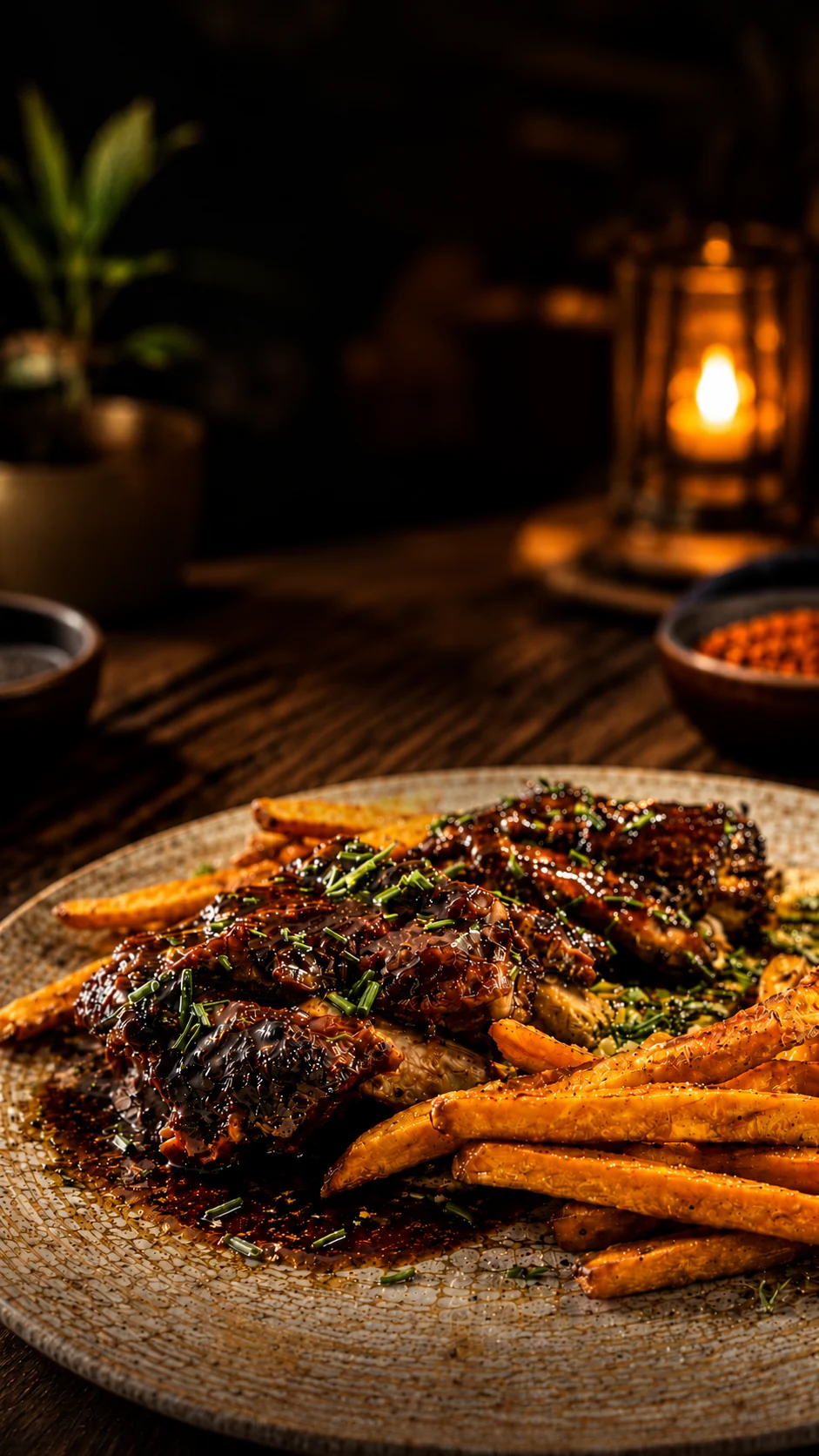 Costillas a baja temperatura en Tapas y Pintxos Goya de Móstoles